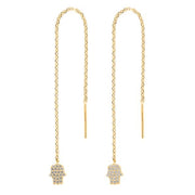 Forgyldt sølv ørekæder HAYLEYNOR - Urma.dk