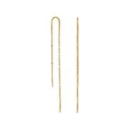 Forgyldt sølv øreringe LINE52 - Urma.dk