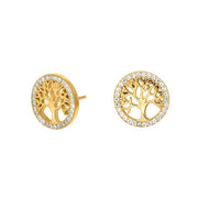 Forgyldt sølv ørestikker CAIANOR - Urma.dk