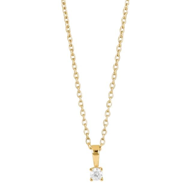 Forgyldt Sølv vedhæng 3mm grab HEGENOR - Urma.dk