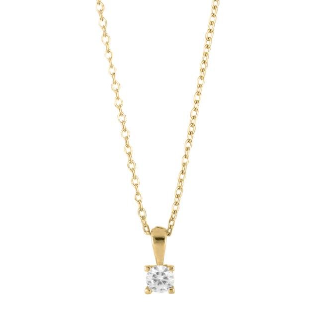 Forgyldt Sølv vedhæng 4mm grab HEGENOR - Urma.dk