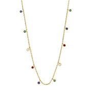 Forgyldt sølv vedhæng GIANOR 3mm 42+3cm - Urma.dk