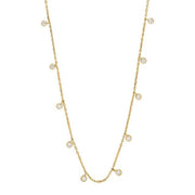 Forgyldt sølv vedhæng GIANOR 3mm 42+3cm - Urma.dk