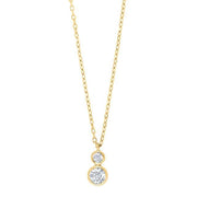 Forgyldt Sølv vedhæng IDANOR - Urma.dk