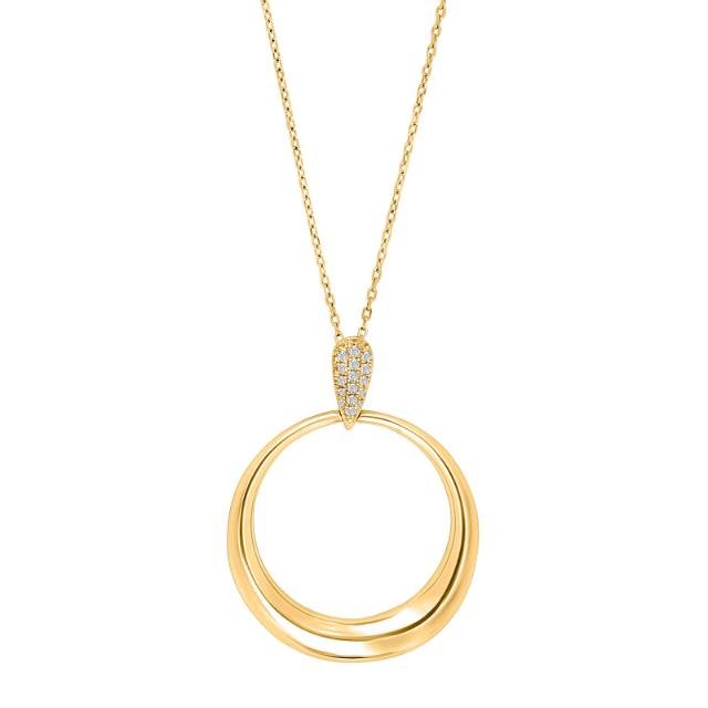 Forgyldt Sølv vedhæng KIMINOR - Urma.dk