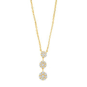 Forgyldt sølv vedhæng LISANOR - Urma.dk