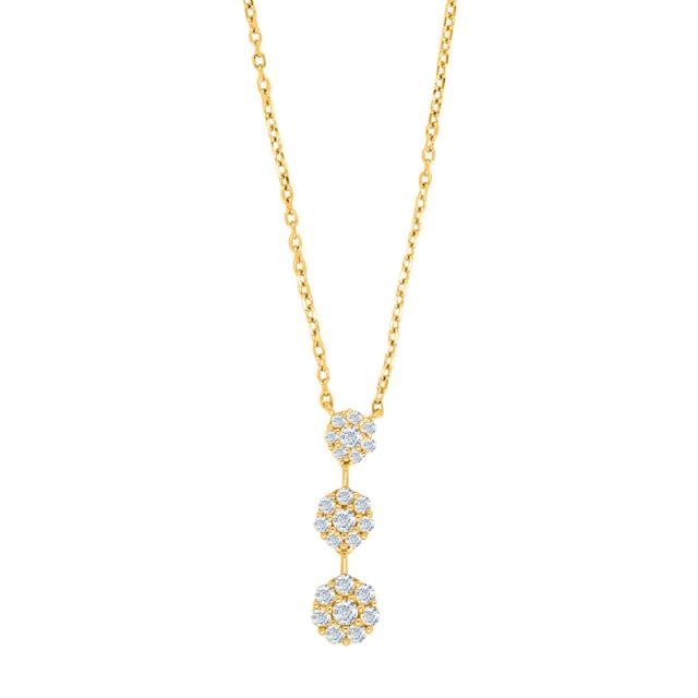 Forgyldt sølv vedhæng LISANOR - Urma.dk