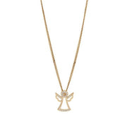 Forgyldt sølvvedhæng Engel m/kæde - Urma.dk