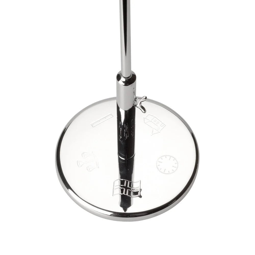 Forkromet flagstang m. dåbsfod, 40cm - Urma.dk