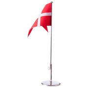 Forkromet flagstang m. dåbsfod, 40cm - Urma.dk