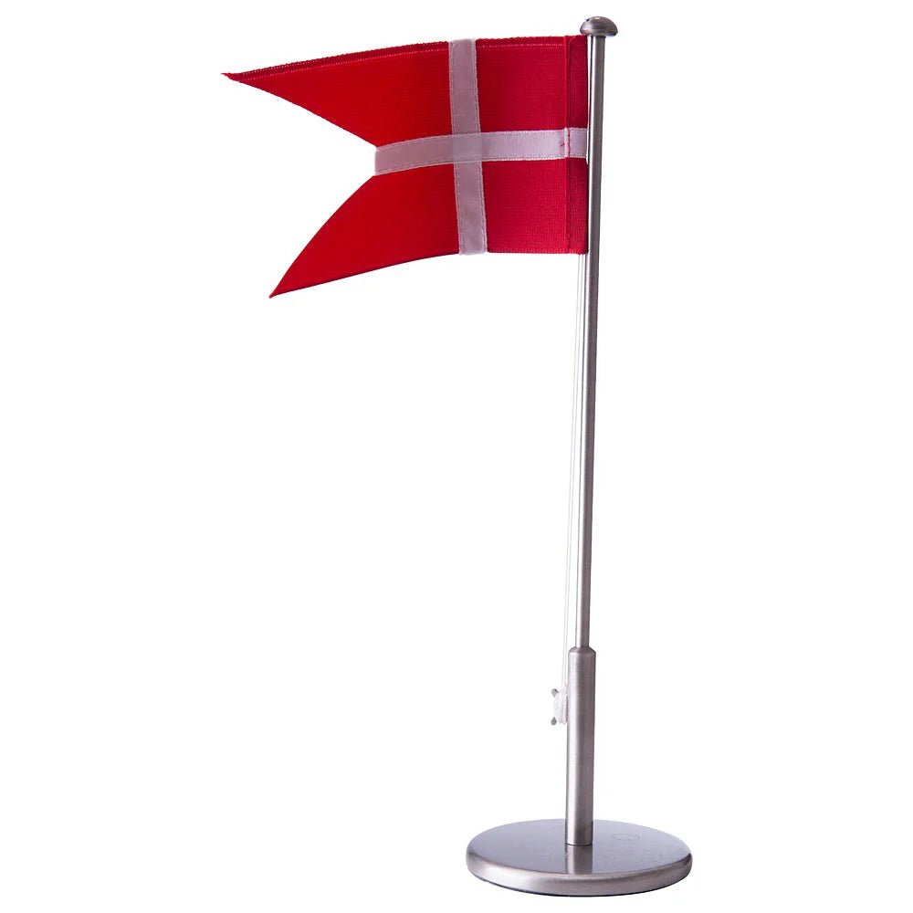 Fortinnet flagstang m. dåbsfod, 30 cm - Urma.dk