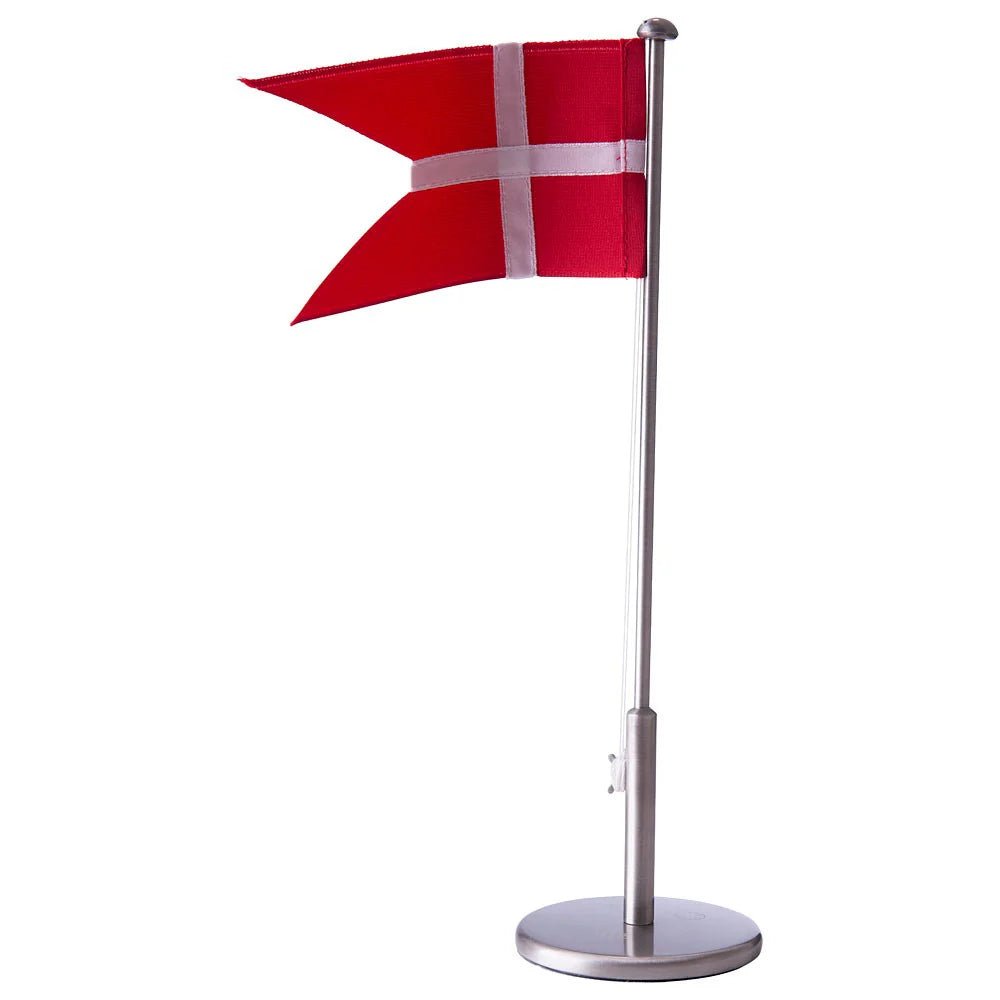 Fortinnet flagstang uden motiver, 30 cm - Urma.dk