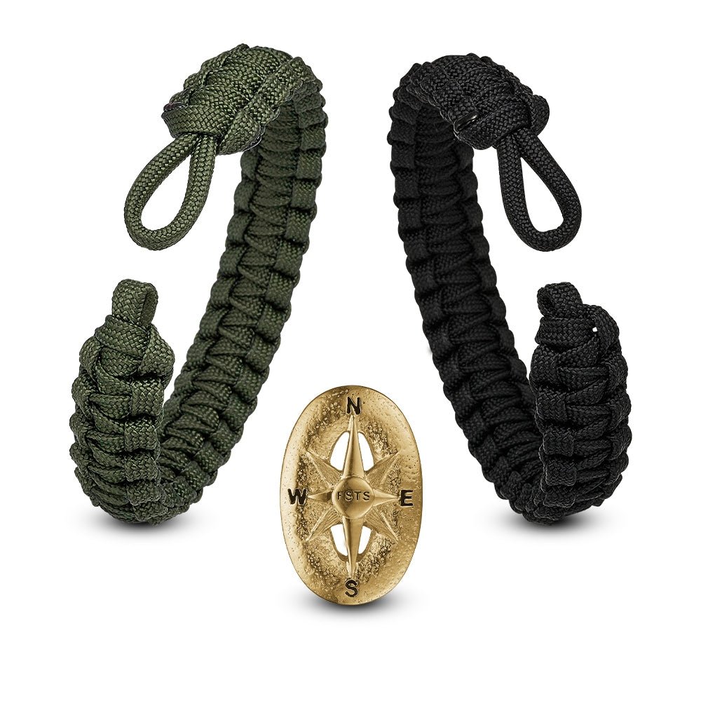 From Soldier To Soldier - KAMPAGNE - 2 ARMBÅND + 1 LÅS, FORGYLDT - Urma.dk