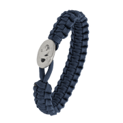 FSTS blåt armbånd m sølv lås 01 - Urma.dk