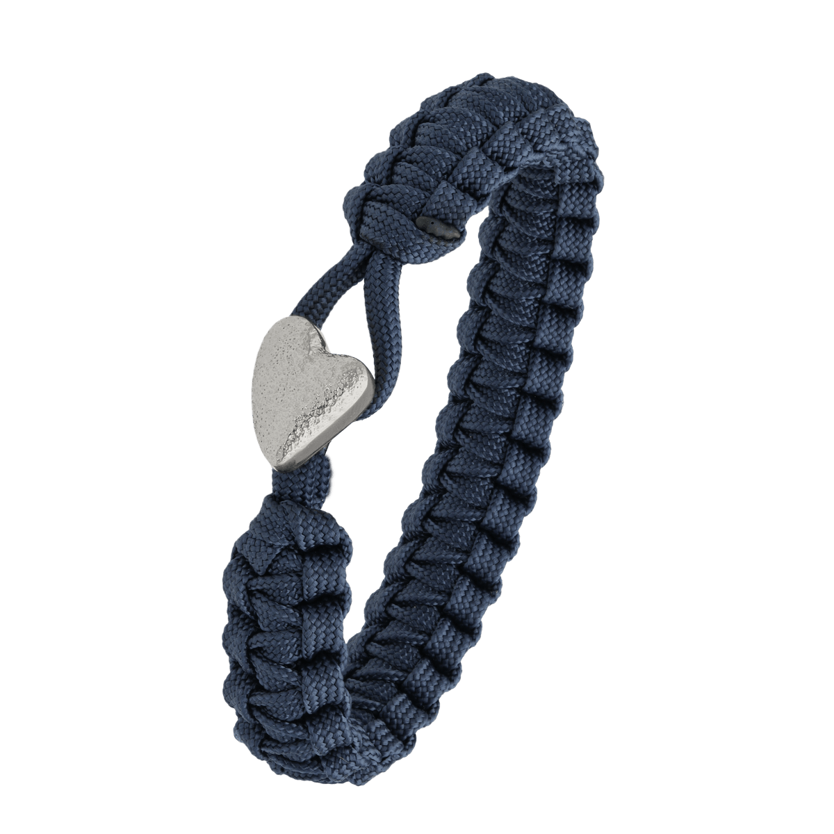 FSTS blåt armbånd m sølv lås 05 - Urma.dk