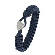 FSTS blåt armbånd m sølv lås 05 - Urma.dk