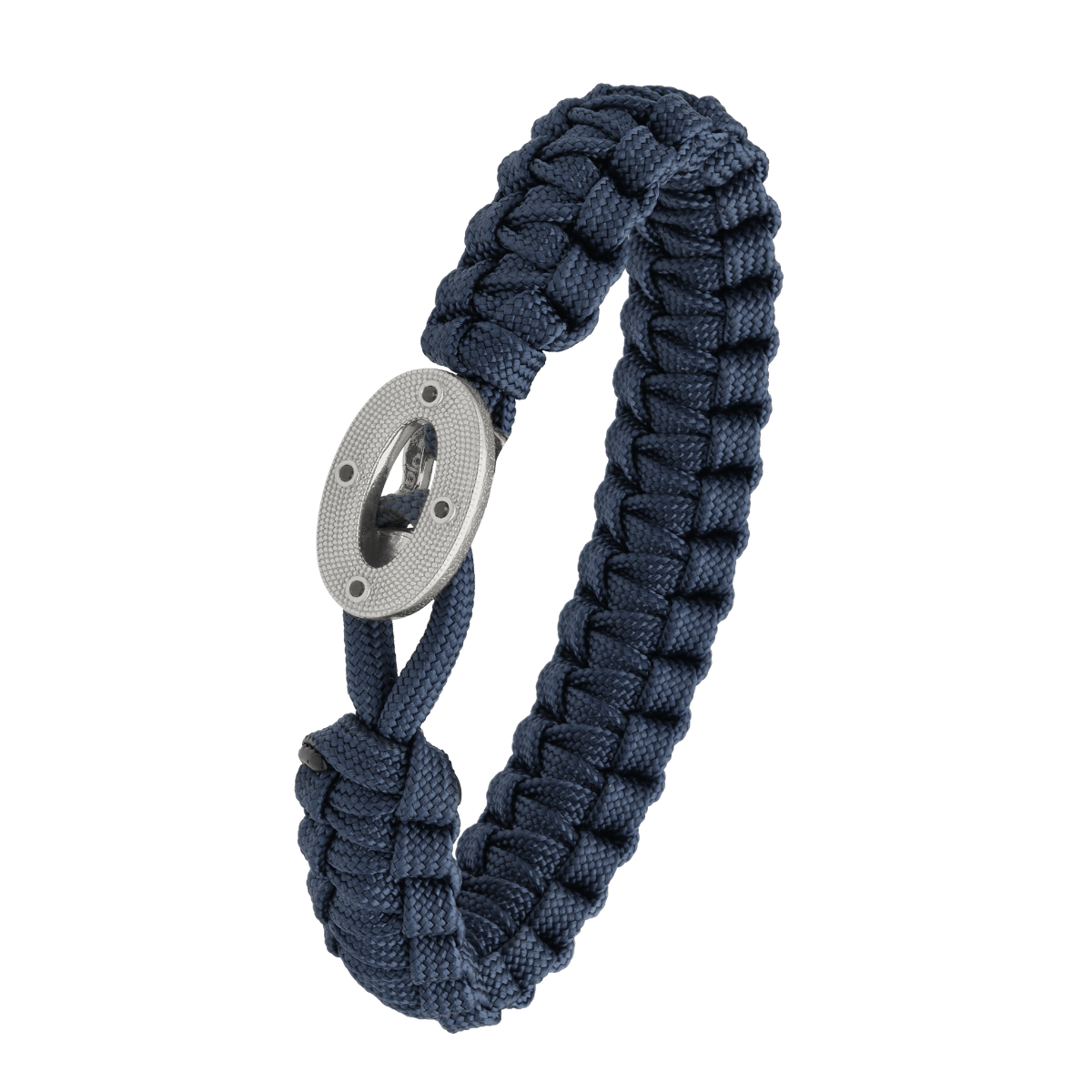 FSTS blåt armbånd m sølv lås 07 - Urma.dk