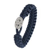 FSTS blåt armbånd m sølv lås 09 - Urma.dk