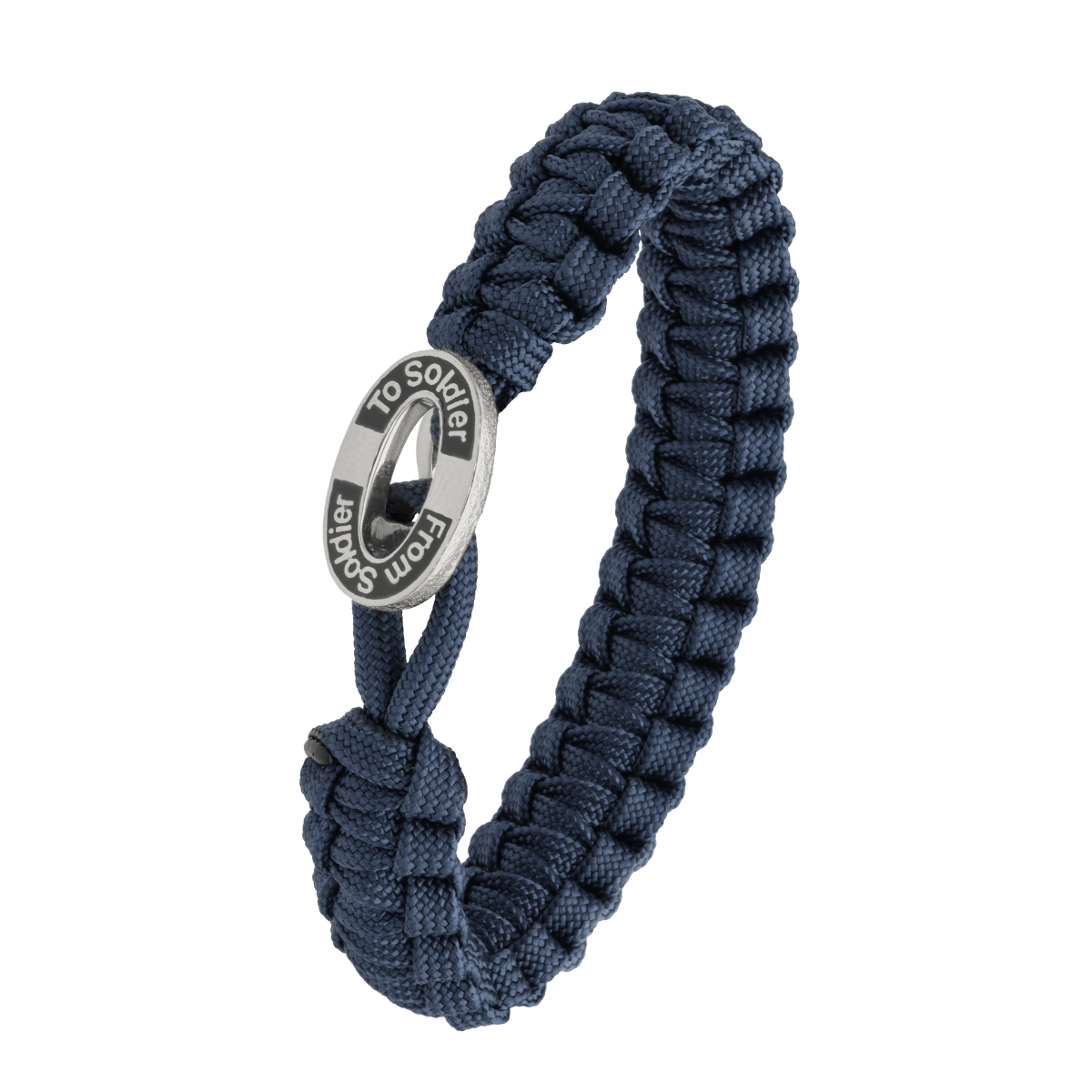 FSTS blåt armbånd m sølv lås 11 - Urma.dk