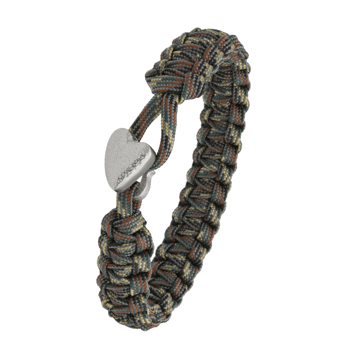 FSTS camouflage armbånd m sølv lås 05 - Urma.dk