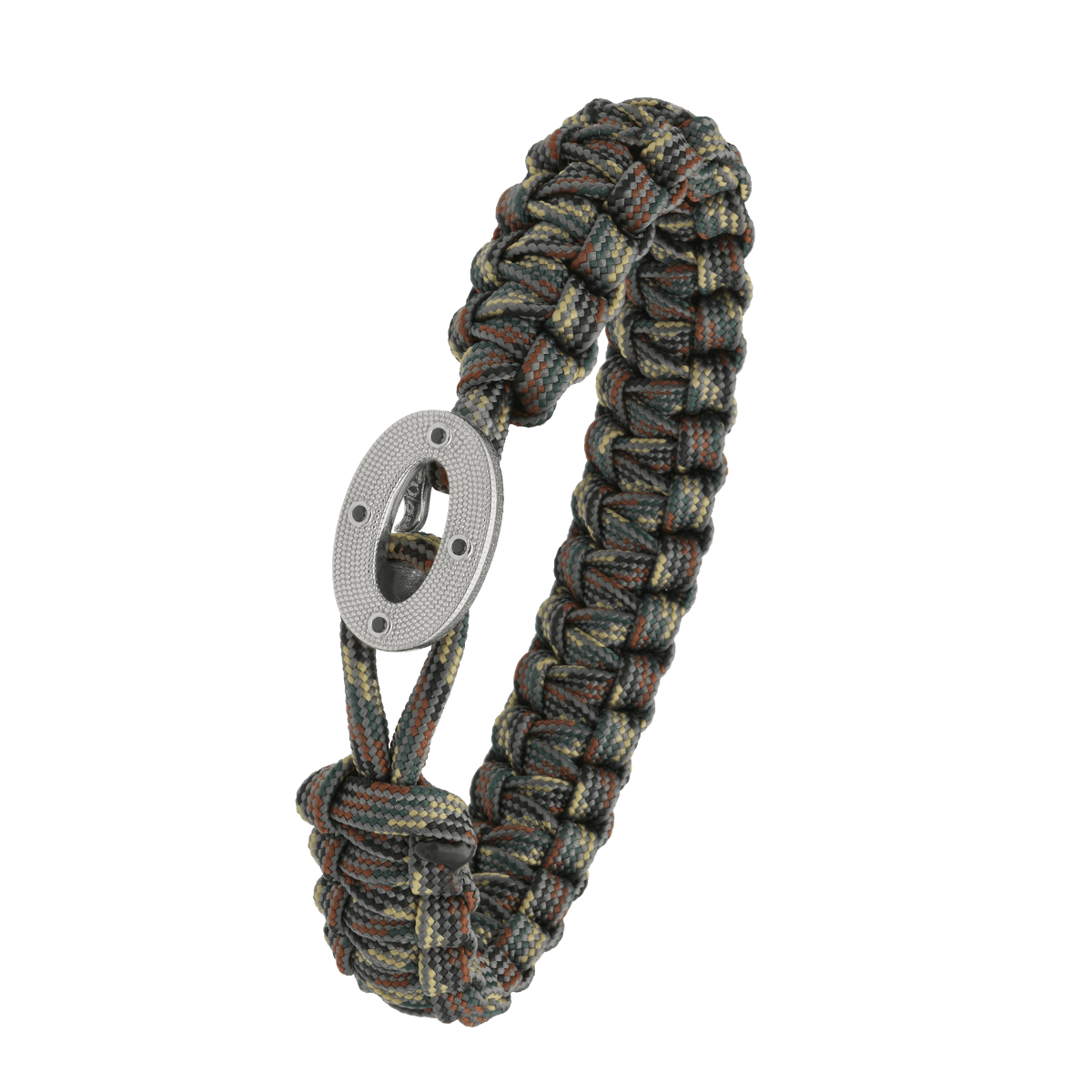 FSTS camouflage armbånd m sølv lås 07 - Urma.dk