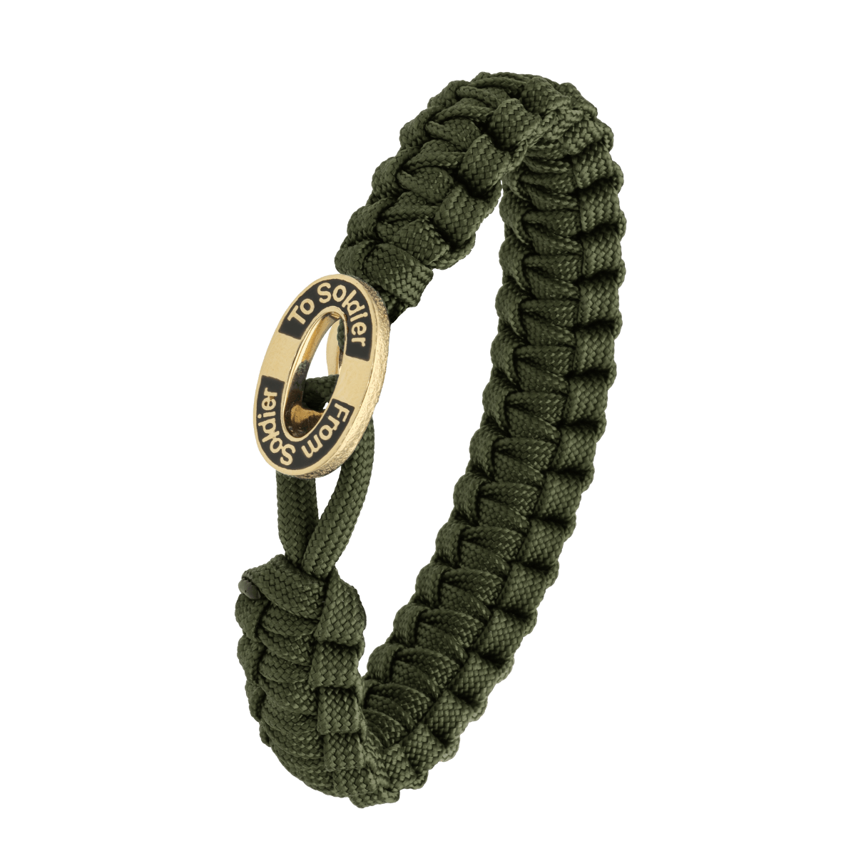 FSTS grønt armbånd m forg lås 11 - Urma.dk