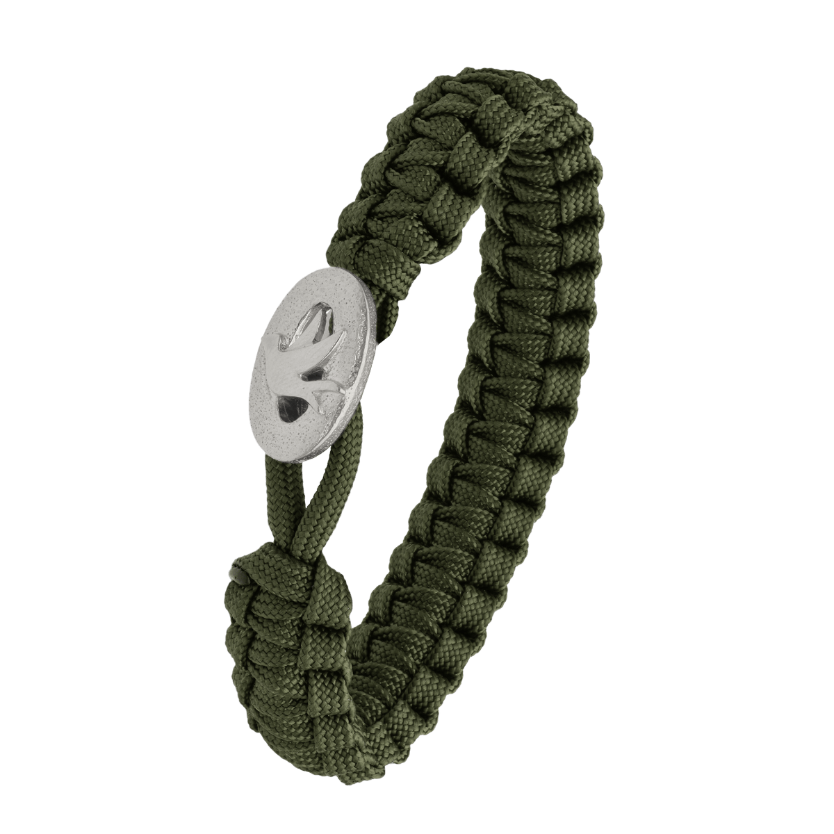 FSTS grønt armbånd m sølv lås 01 - Urma.dk