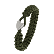 FSTS grønt armbånd m sølv lås 05 - Urma.dk