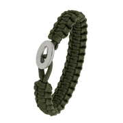FSTS grønt armbånd m sølv lås 06 - Urma.dk