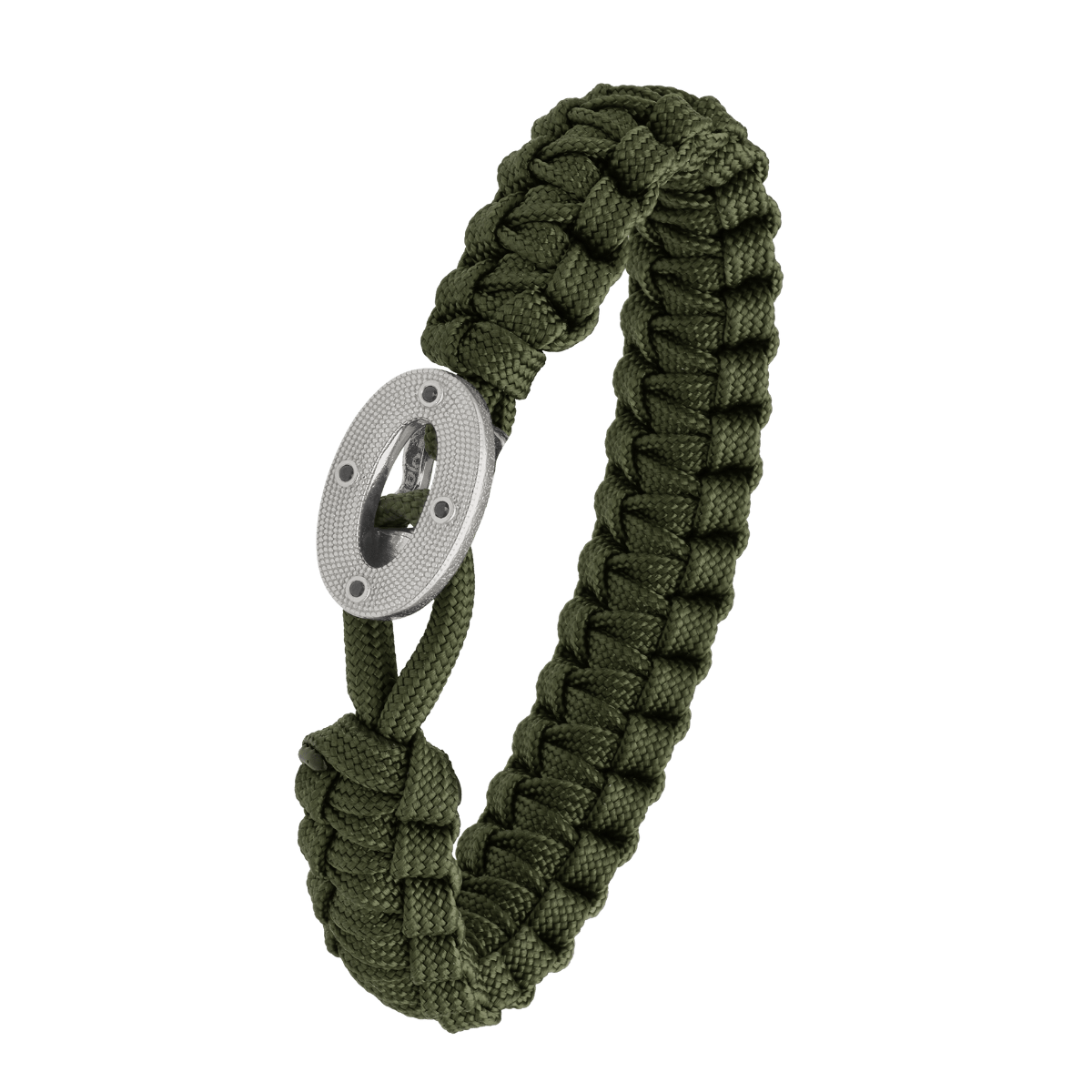 FSTS grønt armbånd m sølv lås 07 - Urma.dk