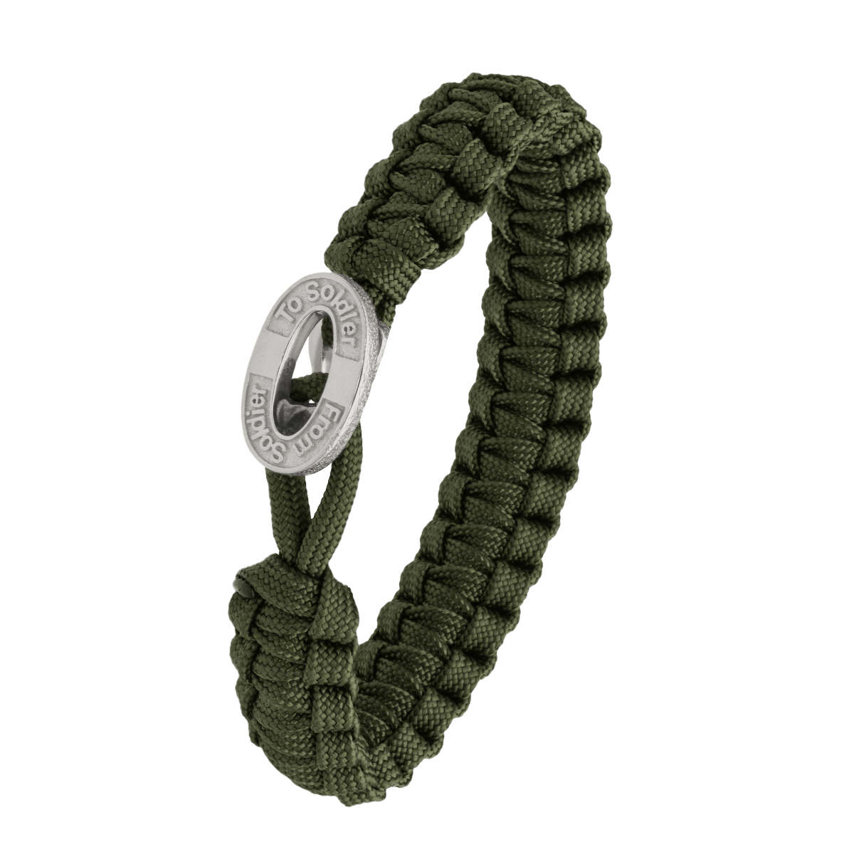 FSTS grønt armbånd m sølv lås 10 - Urma.dk