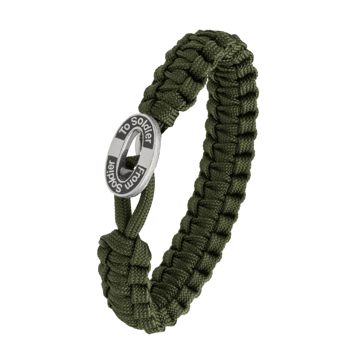 FSTS grønt armbånd m sølv lås 11 - Urma.dk