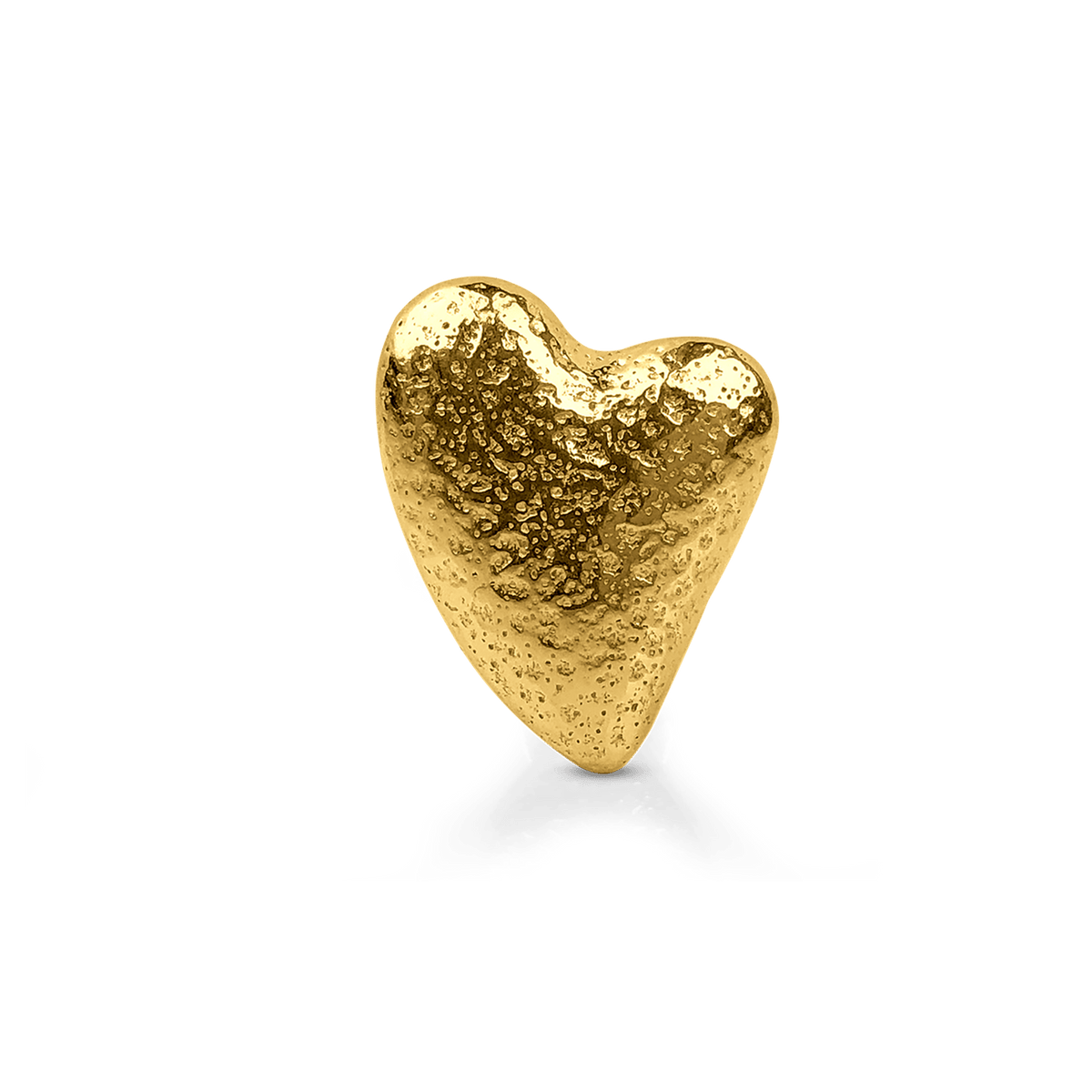 FSTS Lås Heart forgyldt sølv