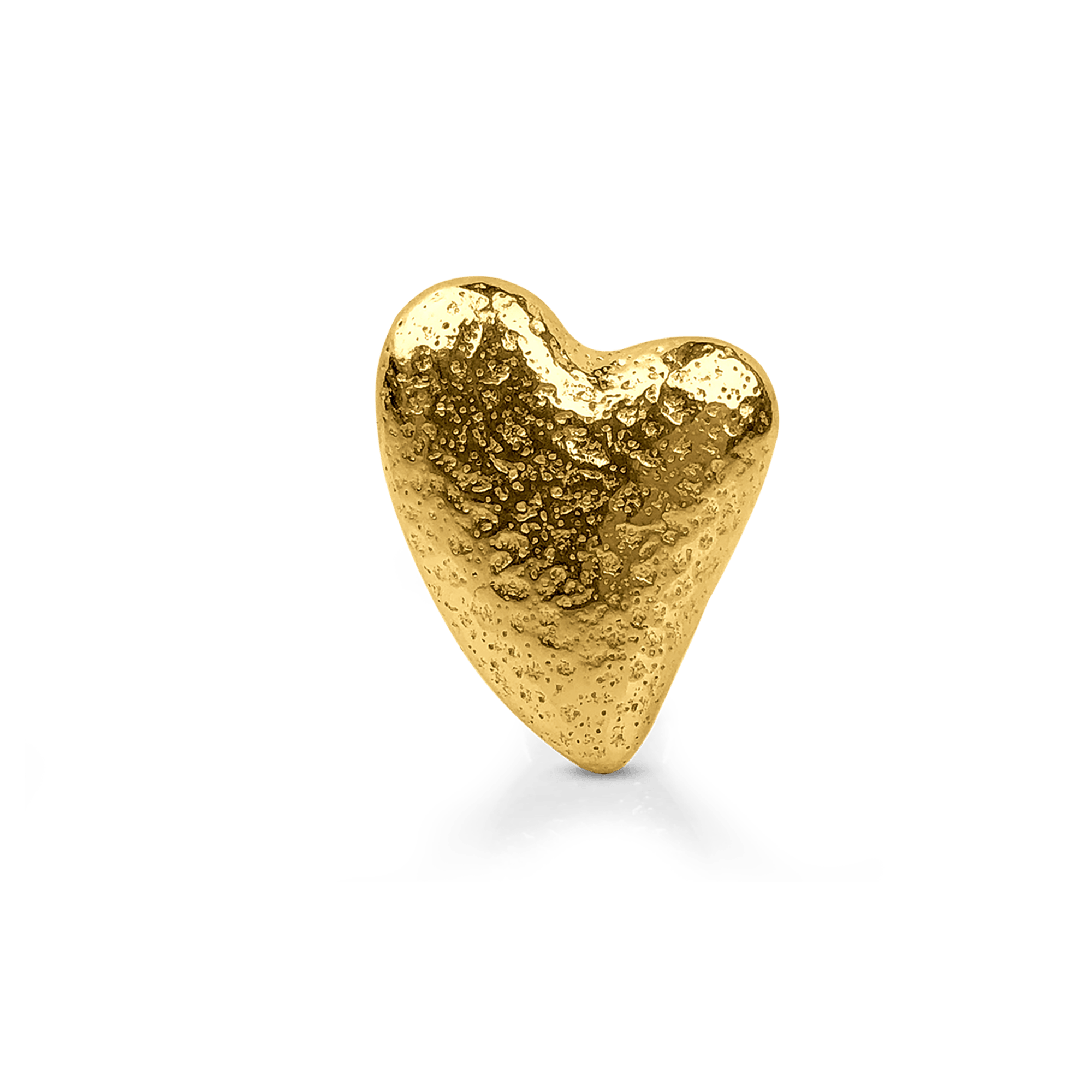 FSTS Lås Heart forgyldt sølv