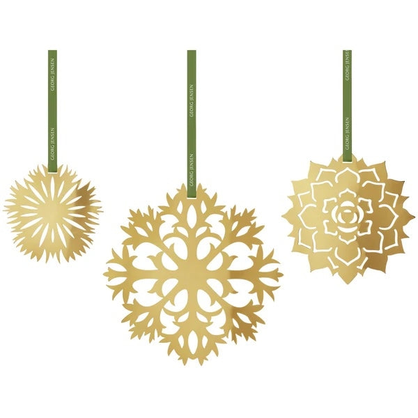 Georg Jensen julepynt 2020 - sæt med 3 ornamenter.