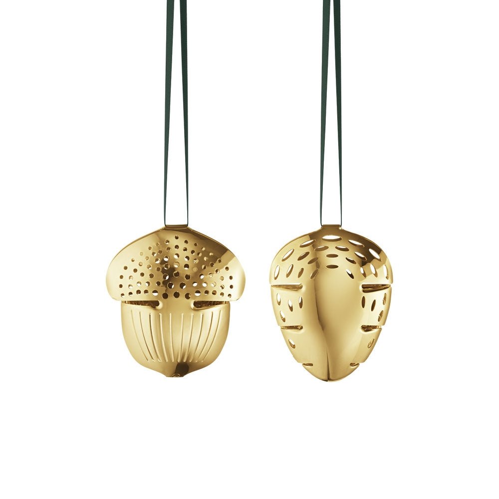 Georg Jensen Ornament 2018 - sæt - Agern og Kogle - Urma.dk
