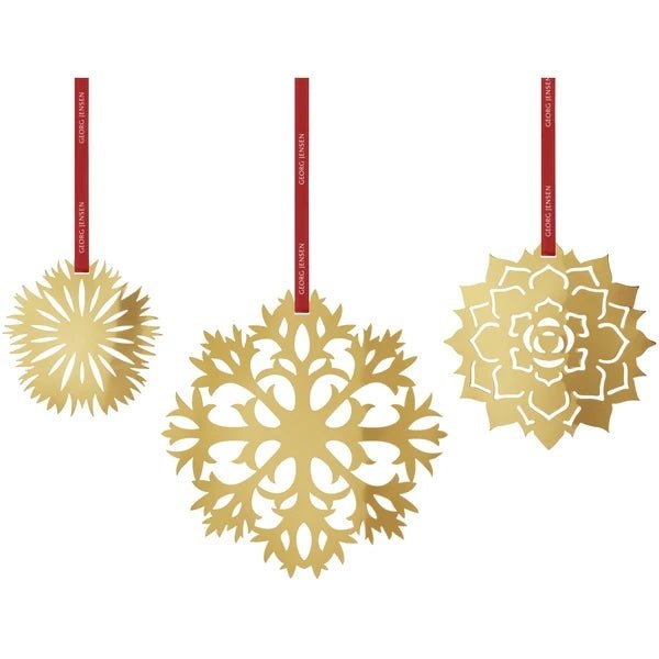 Georg Jensen Ornament 2020 - sæt med 3 stk - Urma.dk