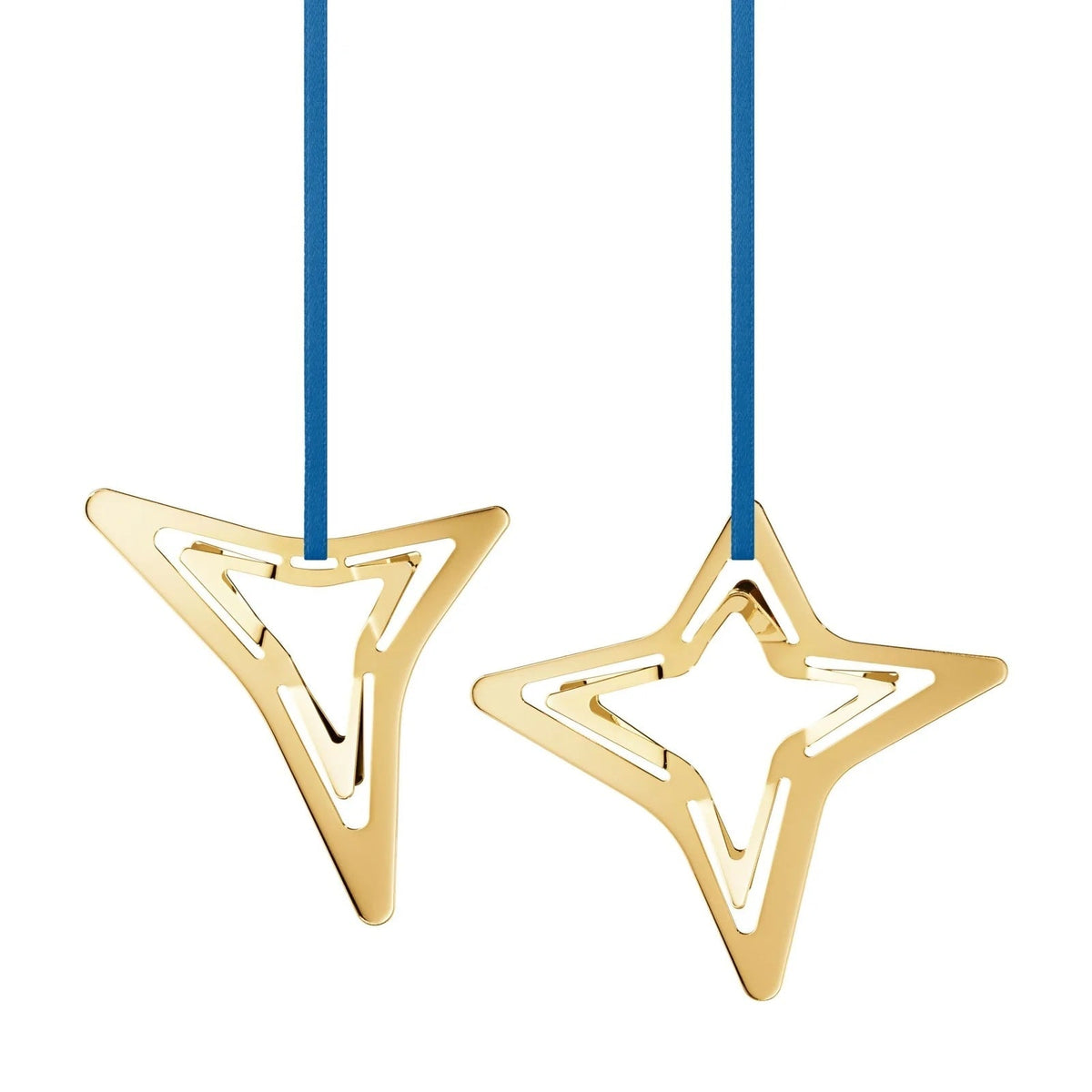 Georg Jensen Ornament 2021 - sæt - Tre - og Firetakket Stjerne - Urma.dk