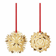 Georg Jensen julepynt 2019 - sæt - Nellike og Rosette