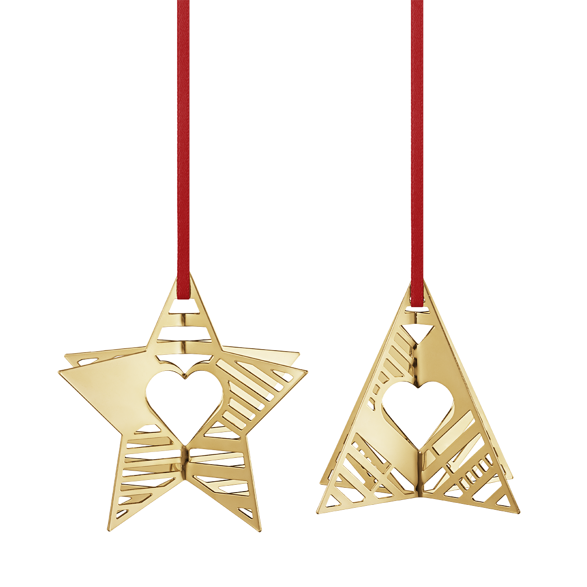 Georg Jensen julepynt 2019 - sæt - med Stjerne og Juletræ