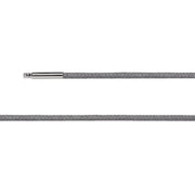 Grå bomuldssnor med vokset 925/ - Bajonet lås - Urma.dk