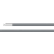 Grå læderrem med 925/ - Bajonet lås - Urma.dk