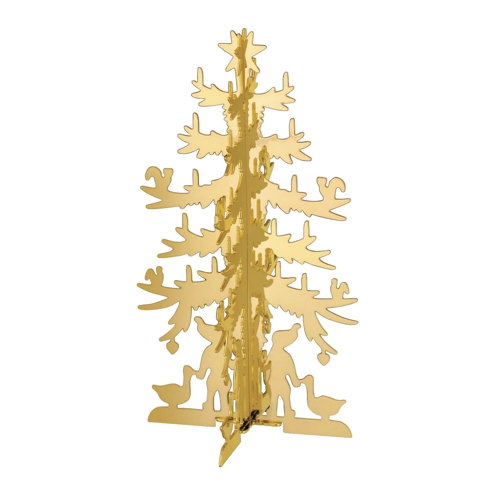 Grantræet - stor - forgyldt 20cm - Urma.dk