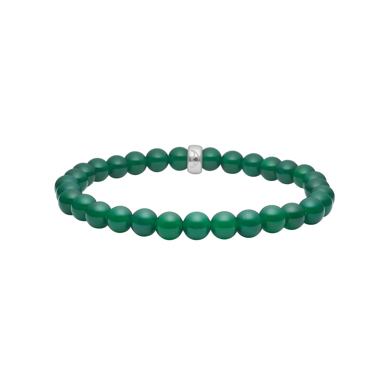 Grøn agat 6mm armbånd - Urma.dk