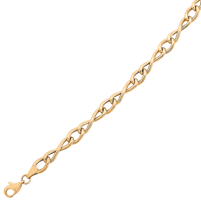 Guld armbånd i 8 karat - 18,5 cm - 65166096 - Urma.dk