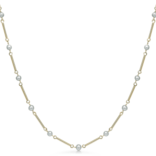 Guld collier i 8 karat - 43 cm - 66166031 - Urma.dk