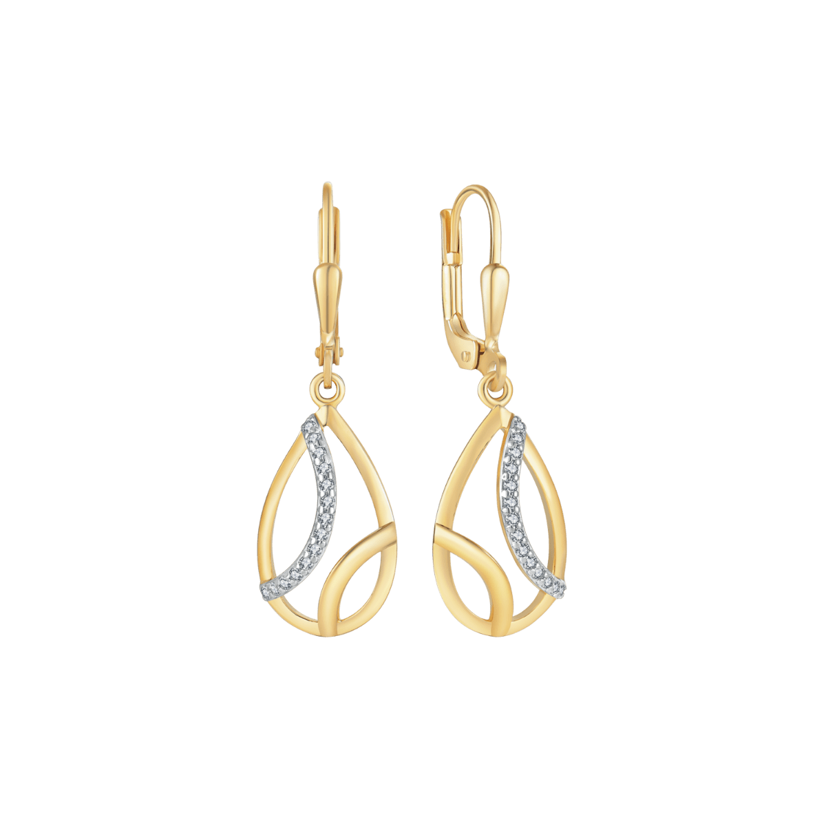 Guld ørehænger 63237971 - Urma.dk