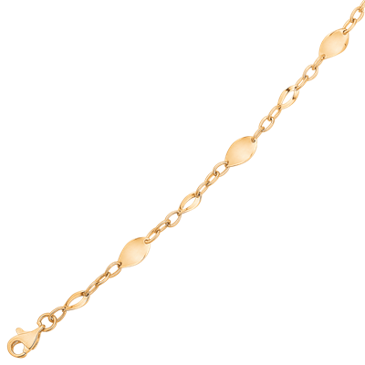 14 kt.Guld armbånd 