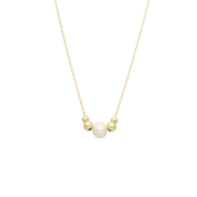 Halskæde 8K Dots and Pearl