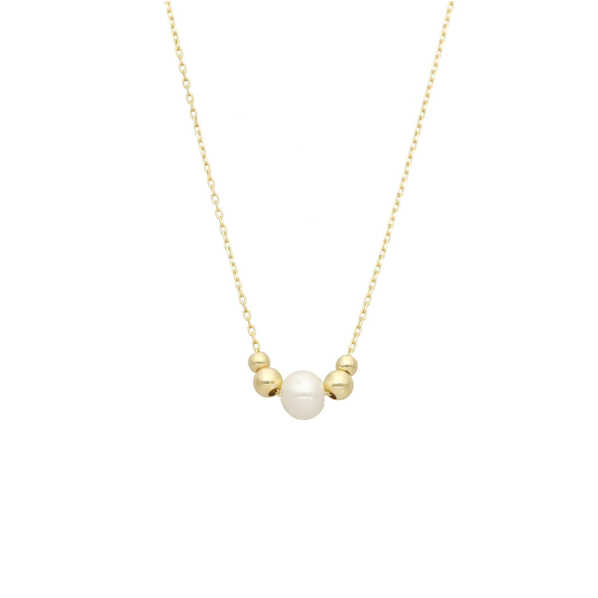 Halskæde 8K Dots and Pearl